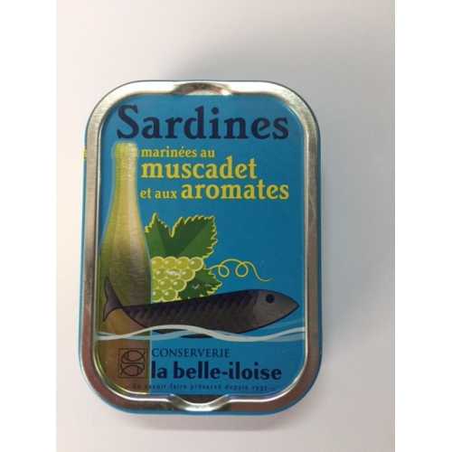 Vente Sardines muscadet et aromates - 115 g - Achat en ligne et livraison à domicile
