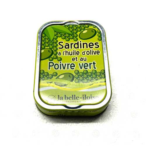 Vente Sardines huile d'olive et poivre vert - 115 g - Achat en ligne et livraison à domicile