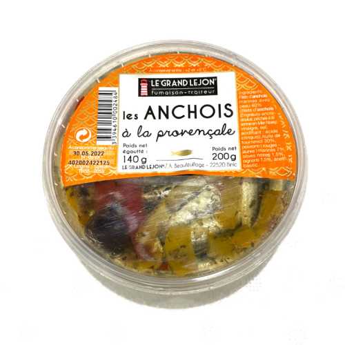 Vente Anchois marinés à la provencale - 200g - Achat en ligne et livraison à domicile
