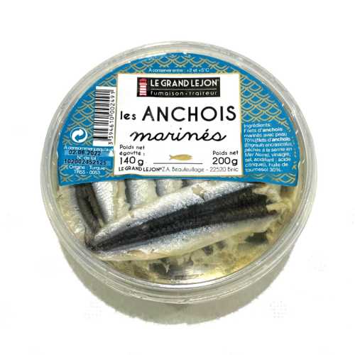 Vente Anchois marinés - 200 g - Achat en ligne et livraison à domicile