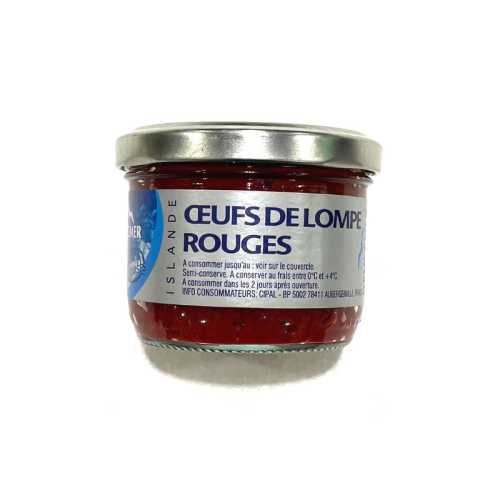 Vente œufs de lompe rouges - 100 g - Achat en ligne et livraison à domicile