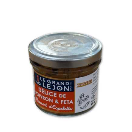 Délice de poivron & feta piment d'Espelette - 90 g