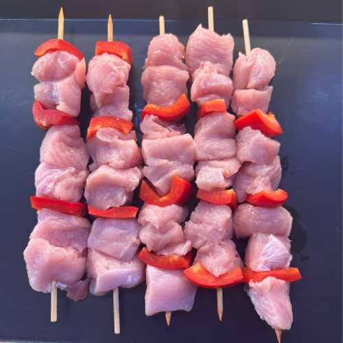 Brochettes de dinde - 5 pièces
