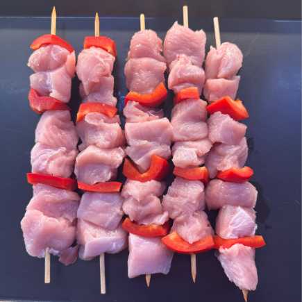 Brochettes de dinde - 5 pièces