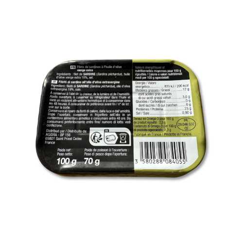 Vente Sardines à l'huile d'olive et au citron -115 g - Achat en ligne et livraison à domicile