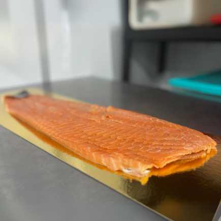 Saumon fumé Écosse sur peau - 750 g