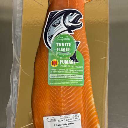 Truite fumée sur peau - 800 G
