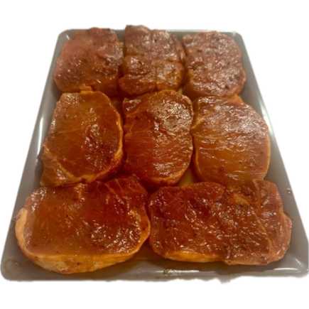 Pavé de porc sauce barbecue - 500g