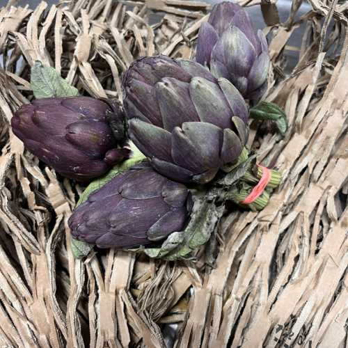 Artichaut bouquet poivrade - botte x5