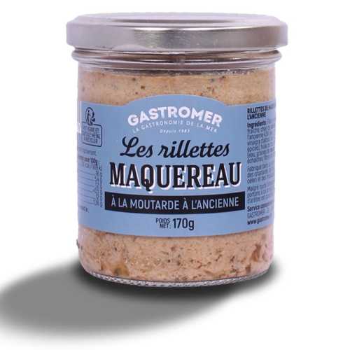 Vente Rillettes maquereau à la moutarde - 170 g - Achat en ligne et livraison à domicile