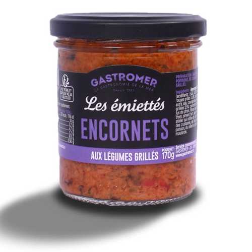 Vente Emiettés encornets aux legumes grilles - 170g - Achat en ligne et livraison à domicile