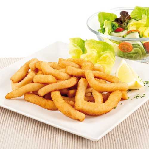 Vente Lamelles de Calamars panés - 500 g - Achat en ligne et livraison à domicile